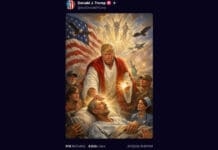 ‘Outrageous Blasphemy’—Christians Respond to Now-Deleted Image of President Trump as Jesus President Donald Trump