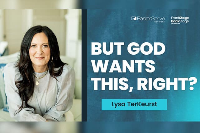 Lysa TerKeurst: When Good Intentions Take Control
